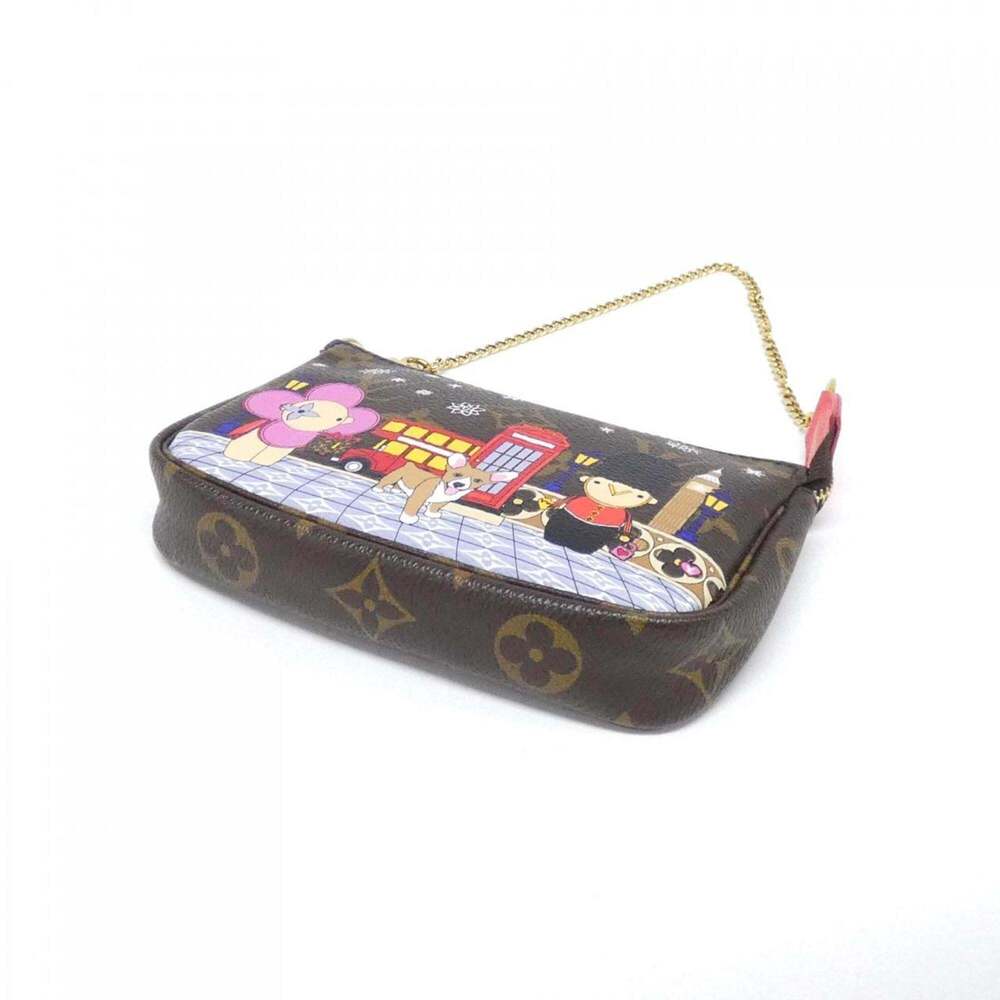 LOUIS VUITTON Brown Monogram Pochette Pouch - Picture 3 of 7